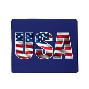 USA Flag Team Logo Mousepad