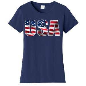 USA Flag Team Logo Women's T-Shirt