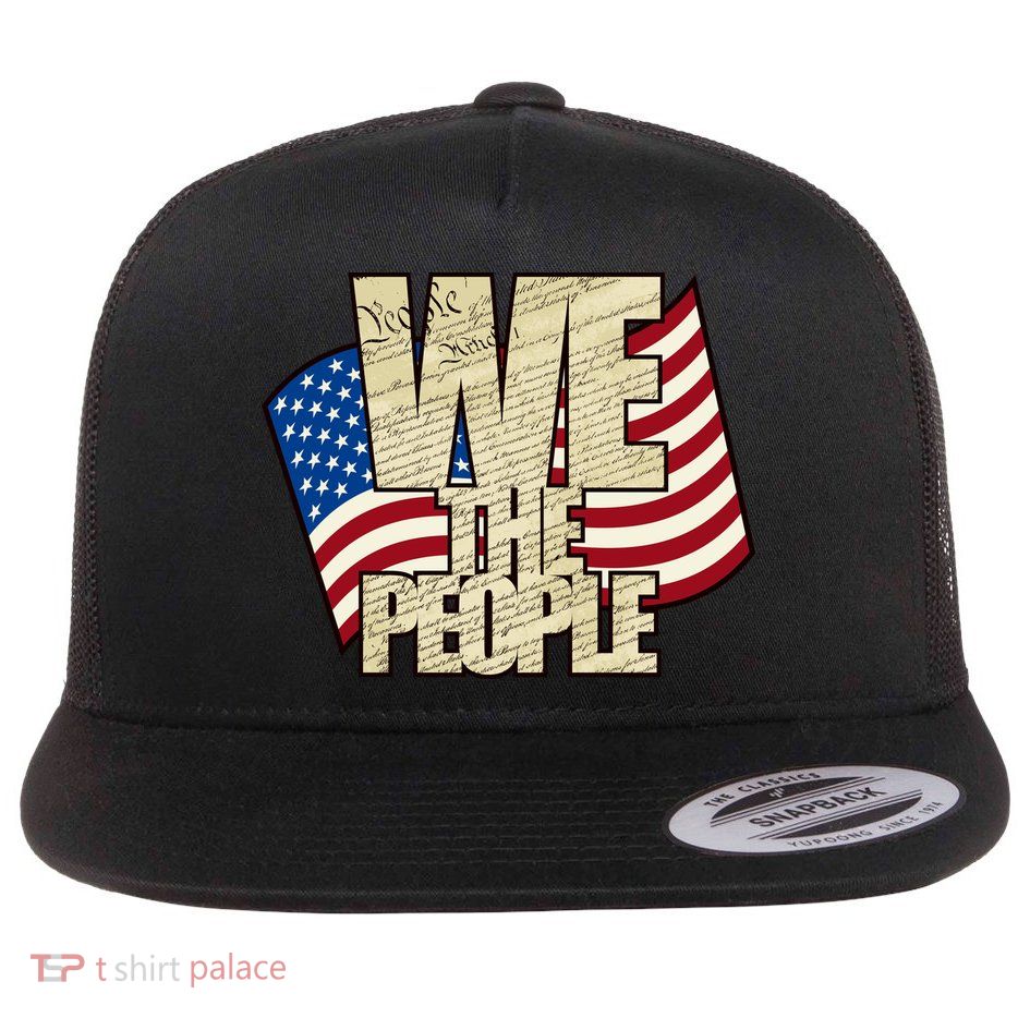 USA Flag: We The People Flatbill Hat