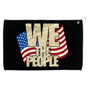 USA Flag: We The People Grommeted Golf Towel