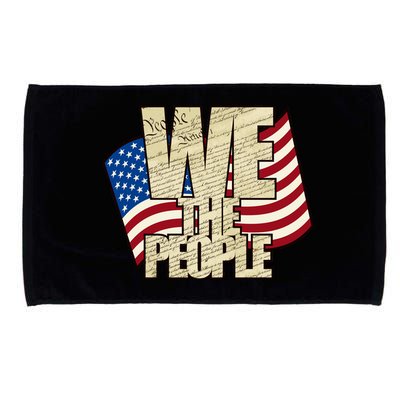 USA Flag: We The People Microfiber Hand Towel