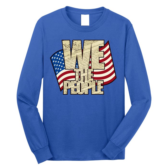 USA Flag: We The People Long Sleeve Shirt