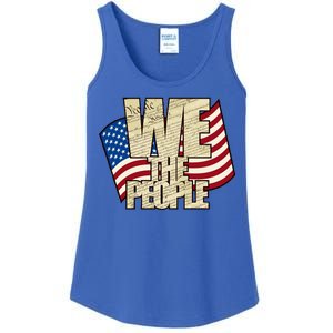 USA Flag: We The People Ladies Essential Tank