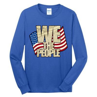 USA Flag: We The People Tall Long Sleeve T-Shirt