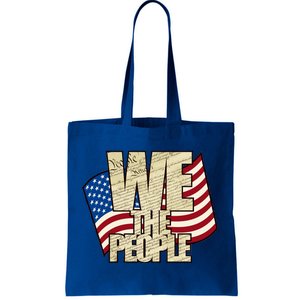 USA Flag: We The People Tote Bag