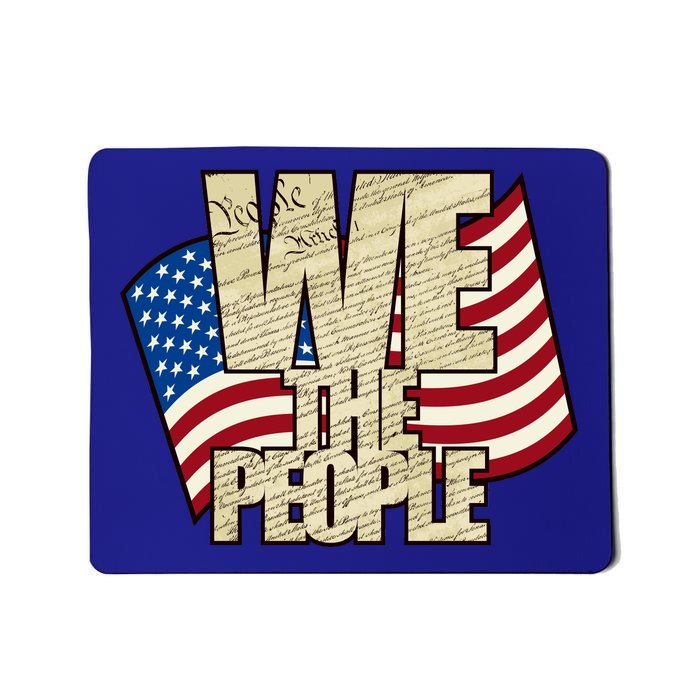 USA Flag: We The People Mousepad