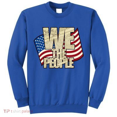 USA Flag: We The People Tall Sweatshirt