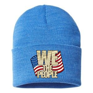 USA Flag: We The People Sustainable Knit Beanie