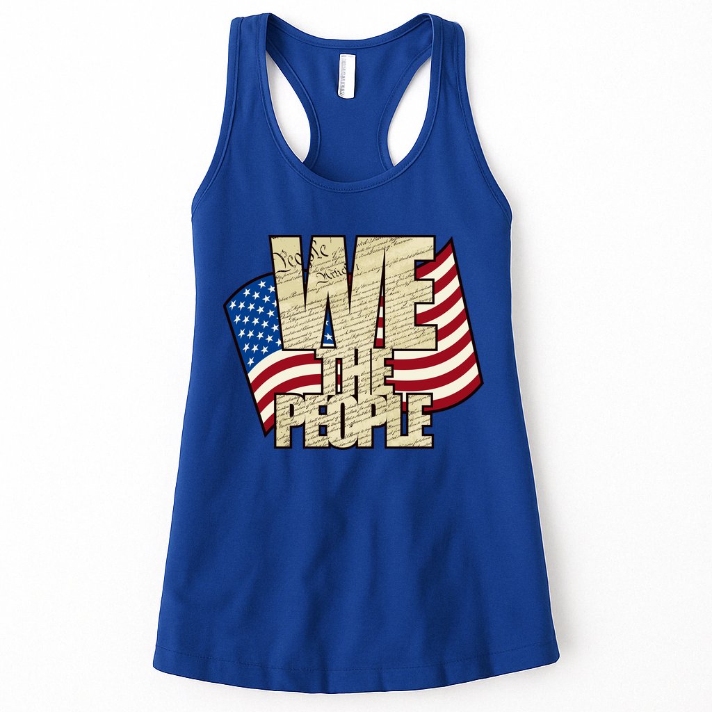 USA Flag: We The People Womens Tank Top