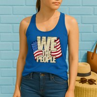 USA Flag: We The People Womens Tank Top