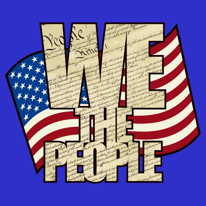 USA Flag: We The People Womens Tank Top
