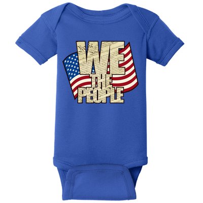 USA Flag: We The People Baby Bodysuit