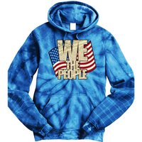 USA Flag: We The People Tie Dye Hoodie