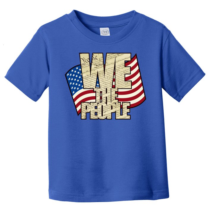 USA Flag: We The People Toddler T-Shirt