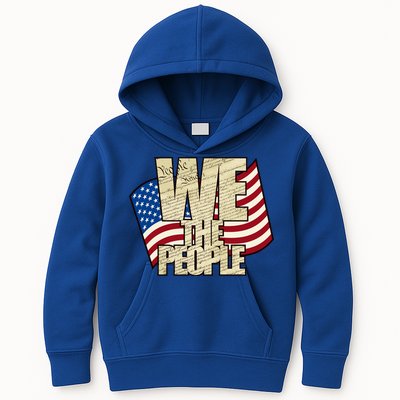 USA Flag: We The People Kids Hoodie