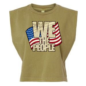 USA Flag: We The People Garment-Dyed Women's Muscle Tee