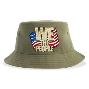 USA Flag: We The People Sustainable Bucket Hat