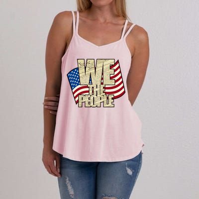 USA Flag: We The People Women's Strappy Tank