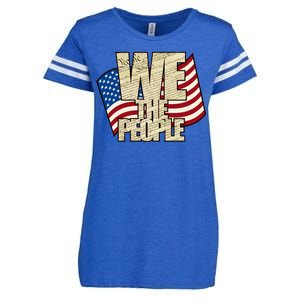 USA Flag: We The People Enza Ladies Jersey Football T-Shirt