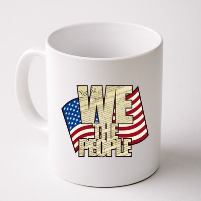 USA Flag: We The People Coffee Mug