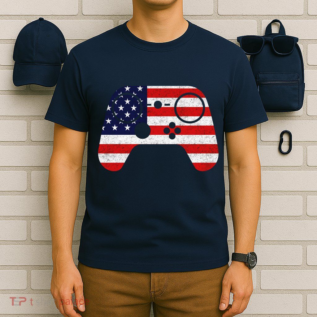 USA Gaming Controller  T-Shirt