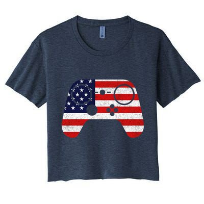 USA Gaming Controller  Crop Top