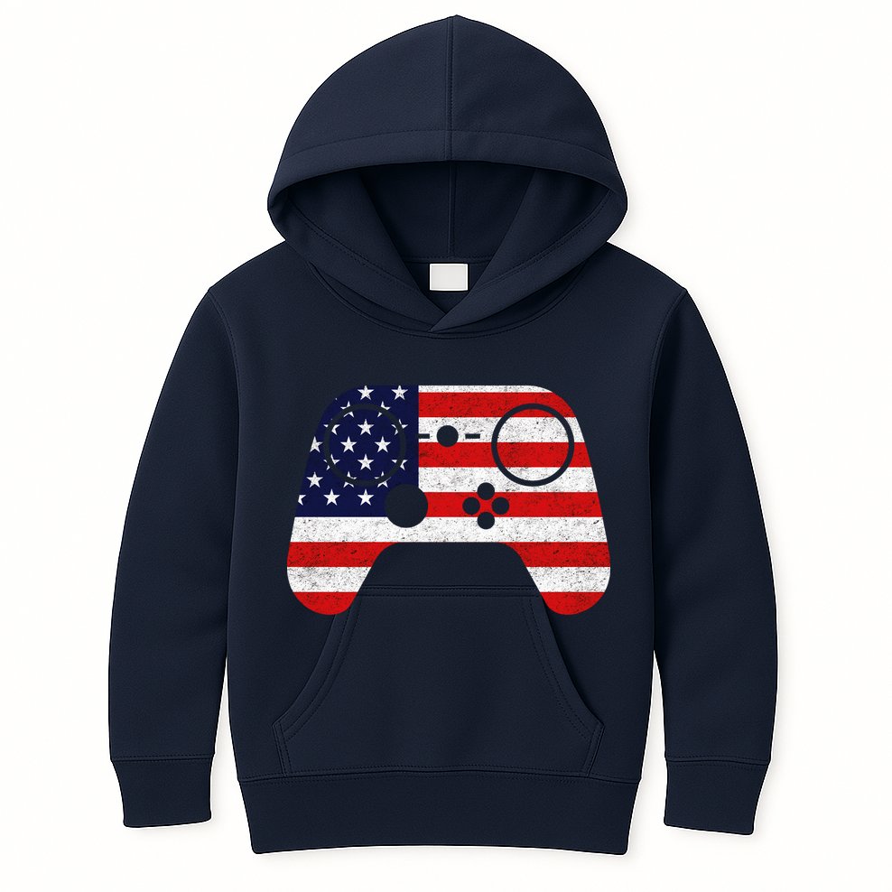 USA Gaming Controller  Kids Hoodie