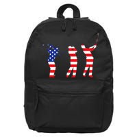 USA Golfer 16 in Basic Backpack