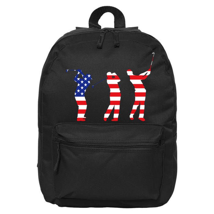 USA Golfer 16 in Basic Backpack