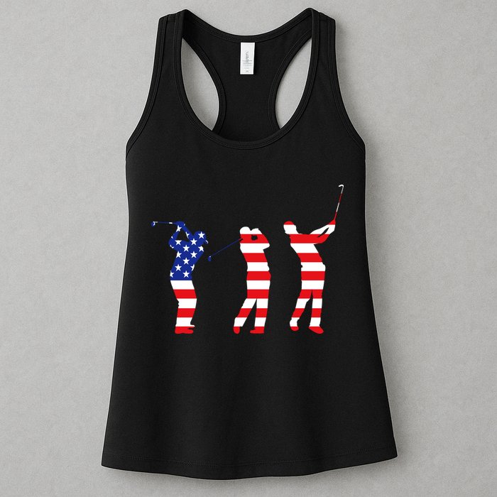 USA Golfer Womens Tank Top