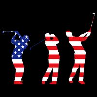 USA Golfer Womens Tank Top