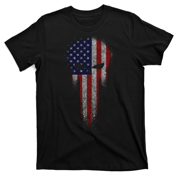 USA Grunge Skull T-Shirt