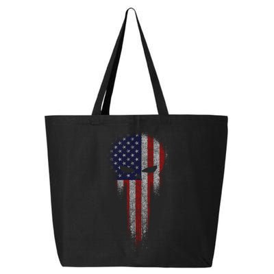 USA Grunge Skull 25L Jumbo Tote
