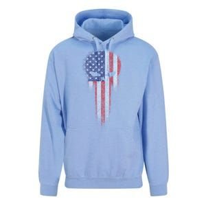 USA Grunge Skull Unisex Surf Hoodie