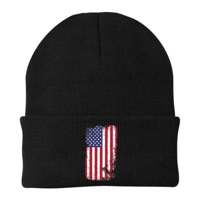 USA Grunge Vintage American Flag Beanie