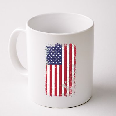 USA Grunge Vintage American Flag Coffee Mug