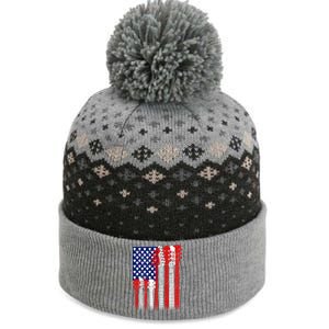 USA Guitar The Baniff Cuffed Pom Beanie