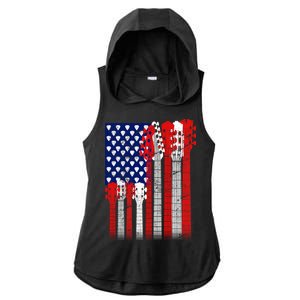 USA Guitar Ladies PosiCharge Tri-Blend Wicking Draft Hoodie Tank