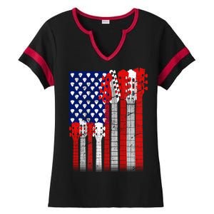 USA Guitar Ladies Halftime Notch Neck Tee