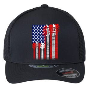 USA Guitar Flexfit Unipanel Trucker Cap