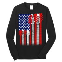 USA Guitar Long Sleeve Shirt