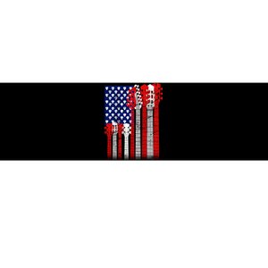 USA Guitar Bumper Sticker