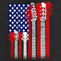 USA Guitar 11oz C Handle Ceramic Mug