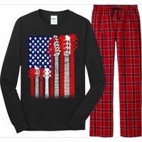 USA Guitar Long Sleeve Pajama Set