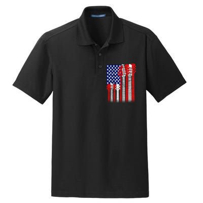 USA Guitar Dry Zone Grid Polo