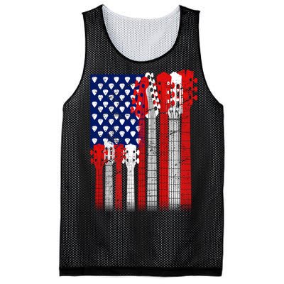 USA Guitar Mesh Reversible Basketball Jersey Tank