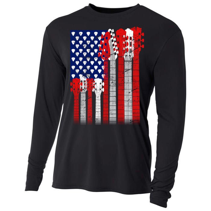 USA Guitar Cooling Performance Long Sleeve Crew