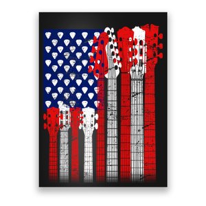 USA Guitar Poster