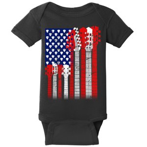 USA Guitar Baby Bodysuit