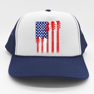 USA Guitar Trucker Hat